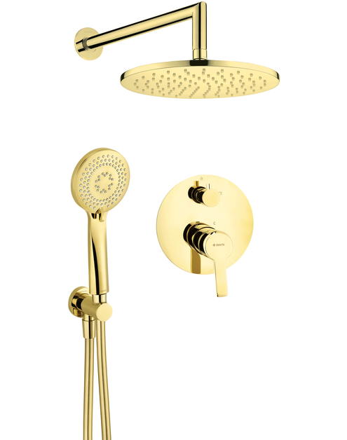 Zdjęcie: Zestaw prysznicowy podtynkowy Arnika złoty DEANTE