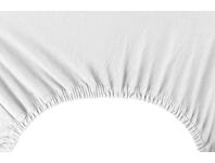 Zdjęcie: Prześcieradło Amber biały 80-90x200+30 cm DECOKING