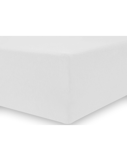 Zdjęcie: Prześcieradło Amber biały 80-90x200+30 cm DECOKING