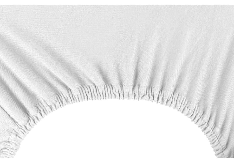 Zdjęcie: Prześcieradło Amber biały 80-90x200+30 cm DECOKING