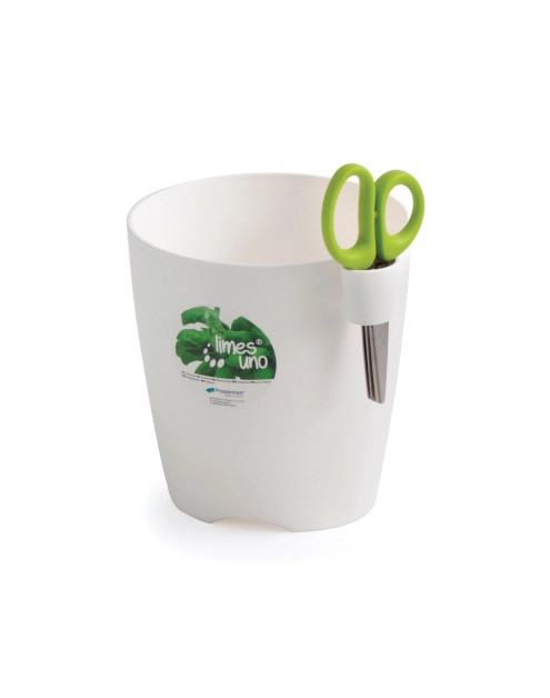Zdjęcie: Doniczka zioła limes uno biała PROSPERPLAST