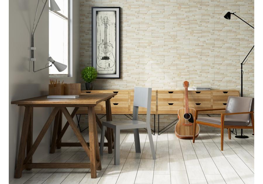 Zdjęcie: Kamień elewacyjny Kallio Cream 45x15 cm CERRAD