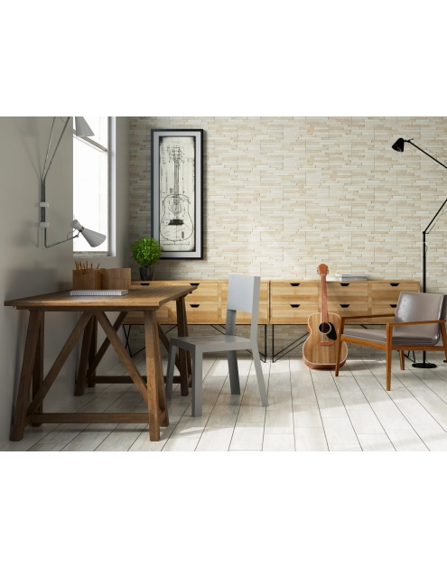 Zdjęcie: Kamień elewacyjny Kallio Cream 45x15 cm CERRAD