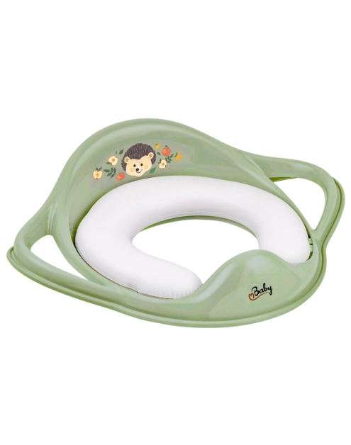 Zdjęcie: Nakładka sedesowa dla dzieci miękka Jeżyk Leśna Ferajna, zielony NERGIS