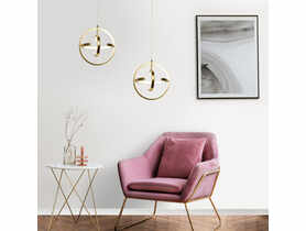 Lampa wisząca LED Coco złota ADRILUX