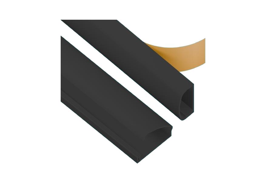 Zdjęcie: Kanał zawiasowy 22/52 TS 1,15 m czarny AKS Zielonka