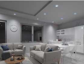 Oprawa sufitowa punktowa Soren L-BL KANLUX