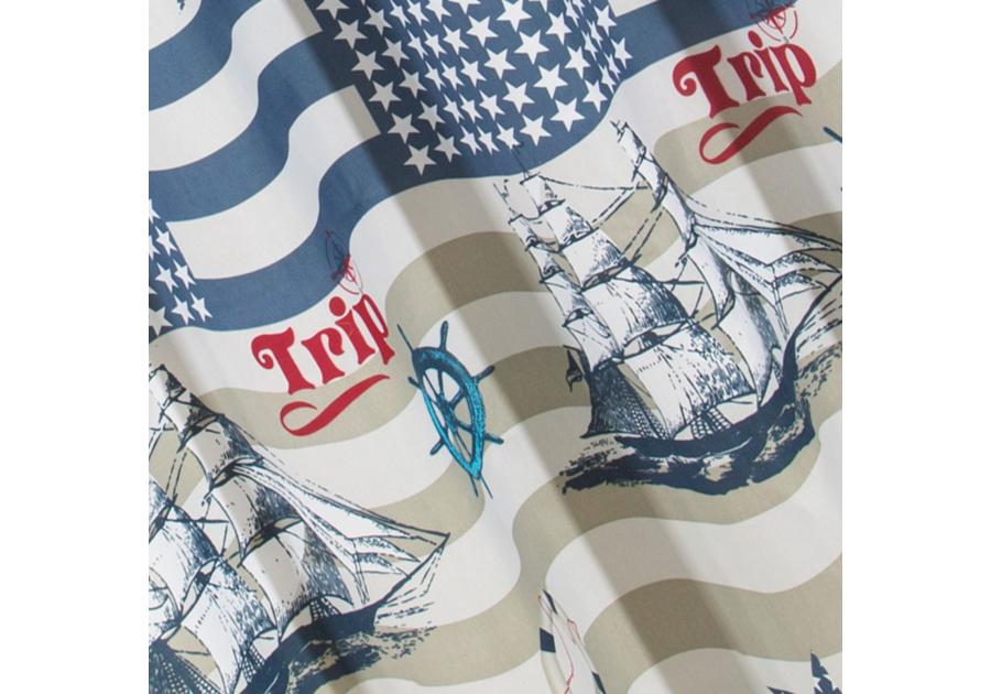 Zdjęcie: Zasłona Noreen 140x250 cm multikolor na przelotkach EUROFIRANY