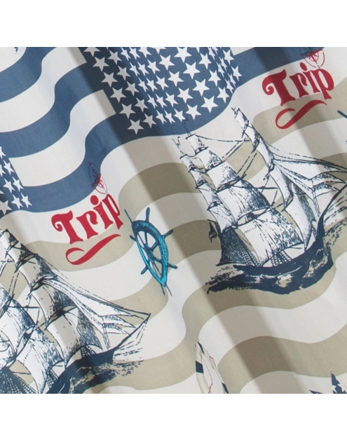 Zdjęcie: Zasłona Noreen 140x250 cm multikolor na przelotkach EUROFIRANY