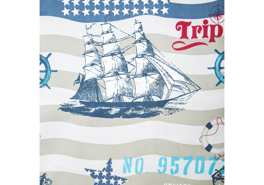 Zdjęcie: Zasłona Noreen 140x250 cm multikolor na przelotkach EUROFIRANY