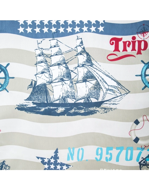 Zdjęcie: Zasłona Noreen 140x250 cm multikolor na przelotkach EUROFIRANY