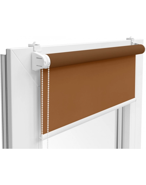 Zdjęcie: Roleta Mini 100% zaciemnienia 46x150 cm jasny brąz  DECODESIGN