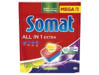 Zdjęcie: Tabletki do zmywarki All in One Extra lemon 75 szt..SOMAT
