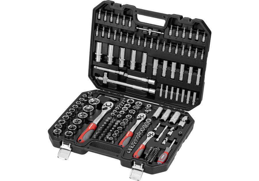 Zdjęcie: Zestaw 179 szt. nasadek, CRV, S2, 1/2", 3/8", 1/4", BMC, PROLINE