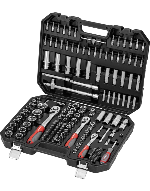 Zdjęcie: Zestaw 179 szt. nasadek, CRV, S2, 1/2", 3/8", 1/4", BMC, PROLINE