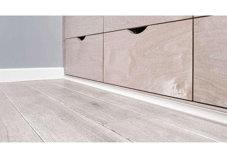 Zdjęcie: Listwa MDF ćwierćwałek "scotia" 12x12 mm 2,2 m okleina półmat biały RAL 9003 CEZAR
