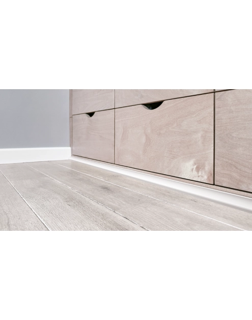 Zdjęcie: Listwa MDF ćwierćwałek "scotia" 12x12 mm 2,2 m okleina półmat biały RAL 9003 CEZAR