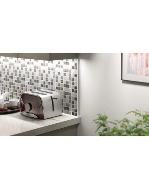 Zdjęcie: Listwa MDF ćwierćwałek "scotia" 12x12 mm 2,2 m okleina półmat biały RAL 9003 CEZAR