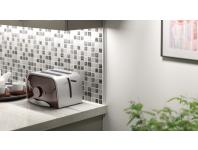 Zdjęcie: Listwa MDF ćwierćwałek "scotia" 12x12 mm 2,2 m okleina półmat biały RAL 9003 CEZAR