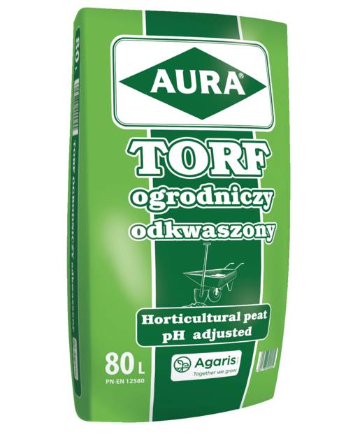Zdjęcie: Torf ogrodniczy odkwaszony Aura 80 L AGARIS