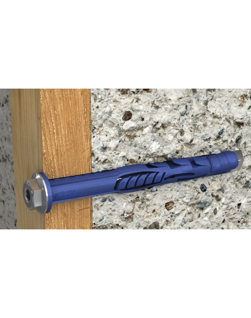 Zdjęcie: Kołek ramowy z kołnierzem z ocynkowanym R-FF1 10x100 mm 250 szt. RAWLPLUG