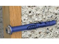 Zdjęcie: Kołek ramowy z kołnierzem z ocynkowanym R-FF1 10x100 mm 250 szt. RAWLPLUG