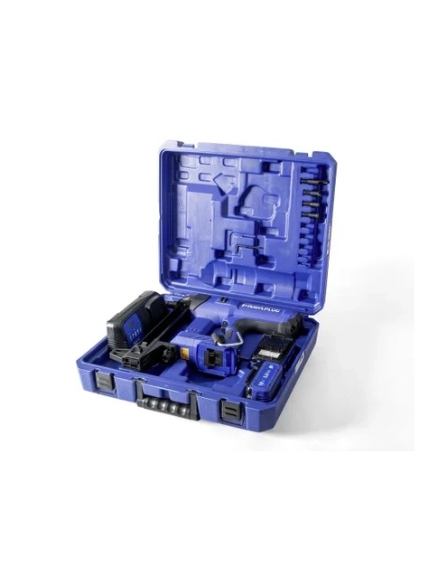 Zdjęcie: Osadzak akumulatorowy do betonu i stali 90J w walizce z 2 akumulatorami i ładowarką RAWLPLUG