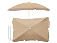 Zdjęcie: Parasol uchylny 200x130 cm beżowy z uchwytem JUMI