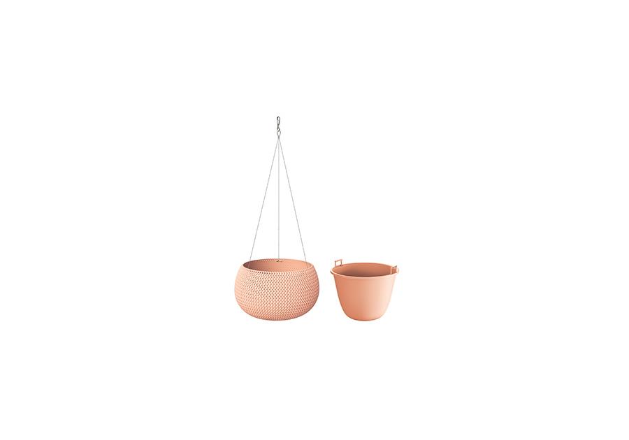 Zdjęcie: Doniczka Splofy Bowl Ws brzoskwiniowy 29 cm PROSPERPLAST