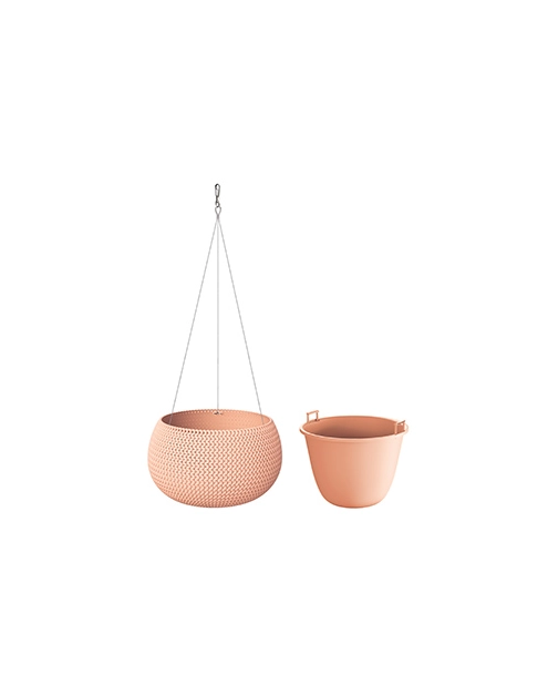 Zdjęcie: Doniczka Splofy Bowl Ws brzoskwiniowy 29 cm PROSPERPLAST