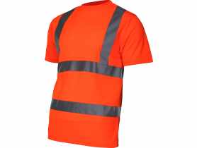 Koszulka T-Shirt ostrzegawcza, pomarańczowa, S, CE, LAHTI PRO