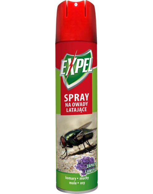 Zdjęcie: Spray na owady latające zapach lawendy 300 ml EXPEL