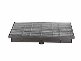 Wycieraczka z kratą stalową ocynk 408x600x70 mm fi 50 mm ZMM MAXPOL