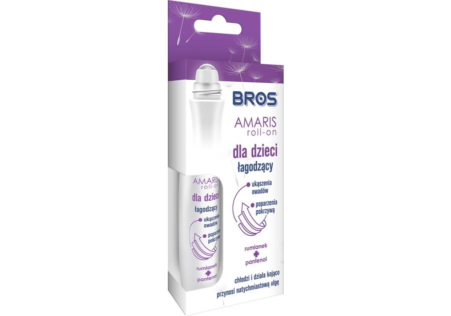 Zdjęcie: Środek łagodzący ukąszenia Amaris Roll-On dla dzieci 15 ml BROS