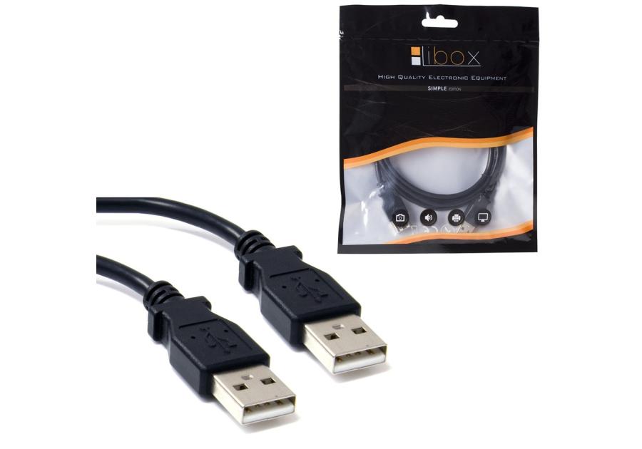 Zdjęcie: Kabel USB wtyk-wtyk 3 m LB0014 LIBOX