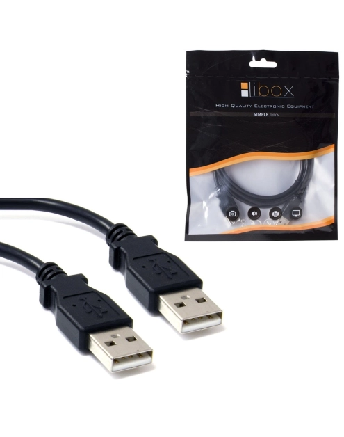Zdjęcie: Kabel USB wtyk-wtyk 3 m LB0014 LIBOX