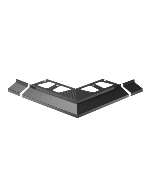 Zdjęcie: Profil do glazury okap balkonowy 32,2x101,8 mm zestaw NZ LL2 CEZAR