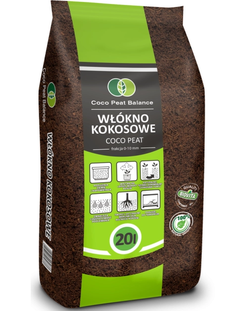 Zdjęcie: Włókno kokosowe COCO peat 20L BIOVITA