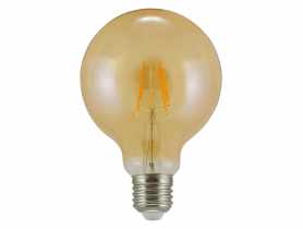 Żarówka dekoracyjna Vintage G95 E27 4 W amber POLUX