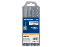 Zdjęcie: Zestaw wierteł Rebardrill SDS Plus 6x100x160 mm; 8x100x160 mm, 10x100x160 mm, 3 szt. RAWLPLUG