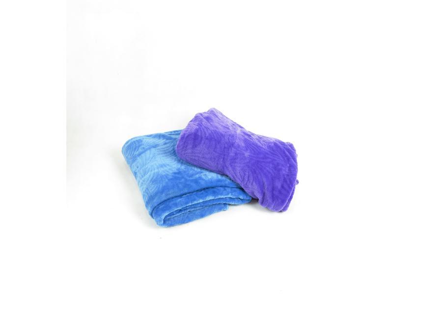 Zdjęcie: Koc flanela z wytłaczanym wzorem 130 x 170 cm VOG