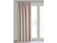 Zdjęcie: Zasłona gotowa Logan na taśmie 135 x 270 cm pudrowy róż EUROFIRANY