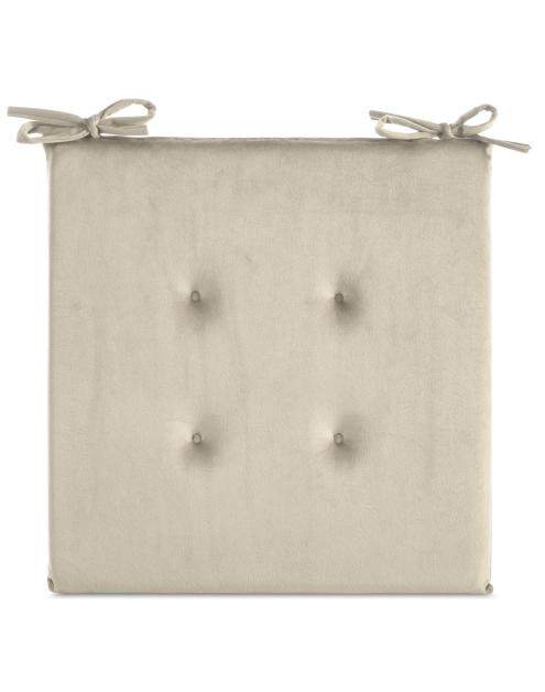 Zdjęcie: Poduszka na siedzisko Gaja 40x40x3 cm jasny beż EUROFIRANY