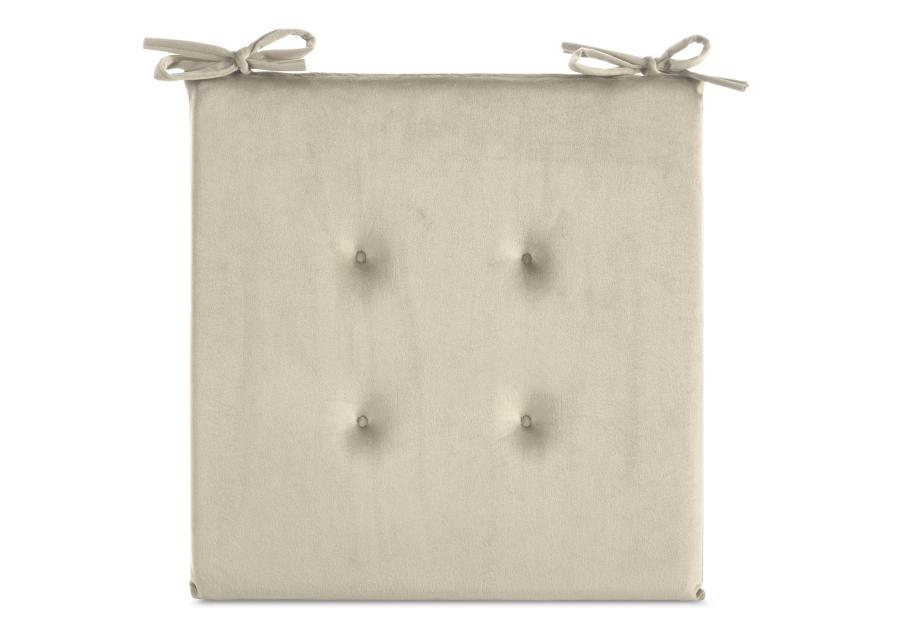 Zdjęcie: Poduszka na siedzisko Gaja 40x40x3 cm jasny beż EUROFIRANY