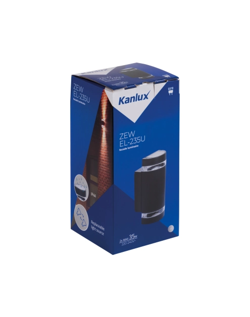 Zdjęcie: Oprawa oświetleniowa ZEW EL-235U-GR GU10 KANLUX