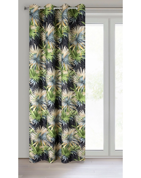 Zdjęcie: Zasłona gotowa Ingrid 140x250 cm zielony EUROFIRANY