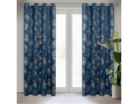 Zdjęcie: Zasłona gotowa Gloria 140x250 cm granatowy EUROFIRANY