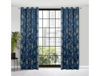 Zdjęcie: Zasłona gotowa Gloria 140x250 cm granatowy EUROFIRANY