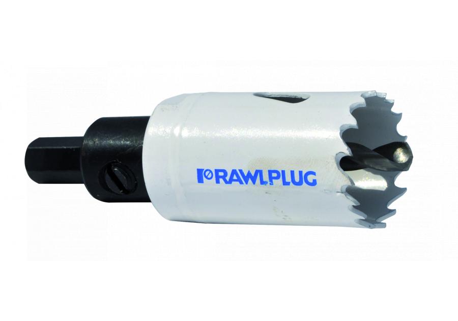 Zdjęcie: Zestaw otwornic: 19, 22, 29, 38, 44, 57 + 2 adaptery instalator 9 elementów RAWLPLUG