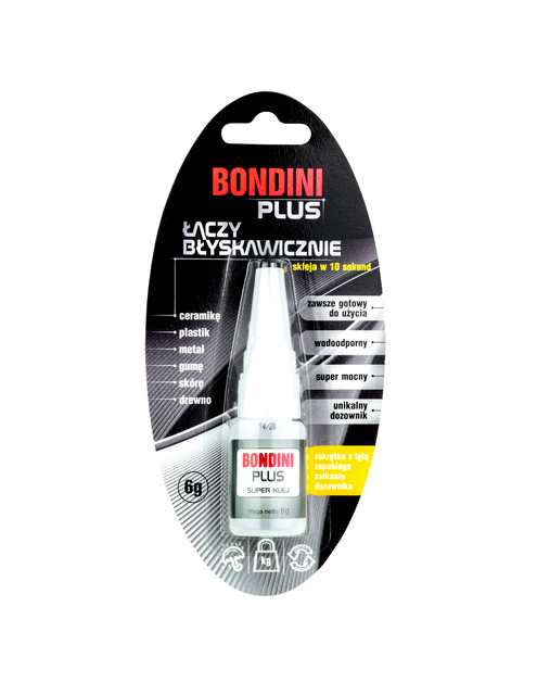 Zdjęcie: Klej Bondini Plus 6 g BONDINI